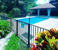 four foot high metal pool fencing